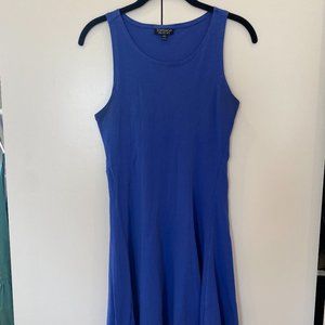 Simple & Flattering Blue Cotton Topshop Dress